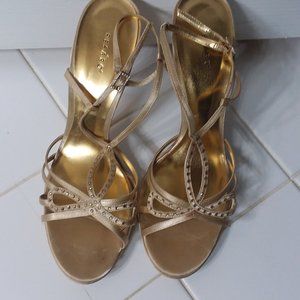 Gold Formal Sandals